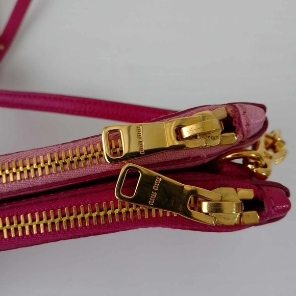 MIU MIU Pink/Fuchsia Duo Bag - Picture 10 of 16
